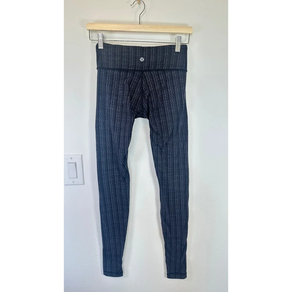 Lululemon Wunder Under Pant Ziggy Wee August Inkwell Yoga Gym Athleisure 4